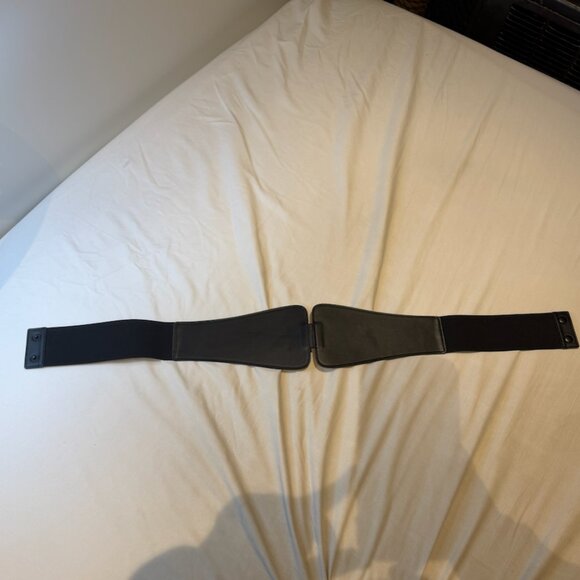 Marcella Chambers Belt | Black Italian Leather Waist Belt | Size M - Picture 7 of 8